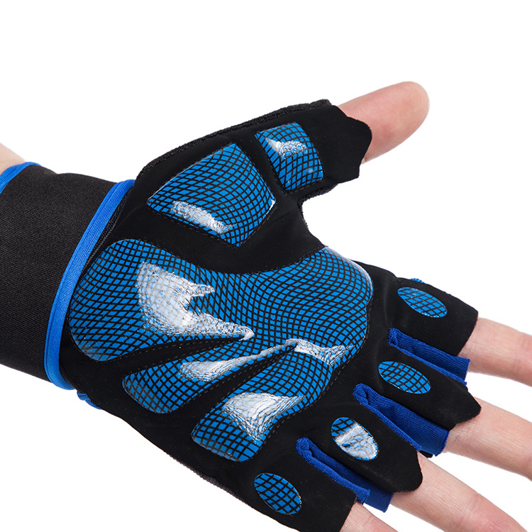 举重单杠杠铃健身房半指手套透气