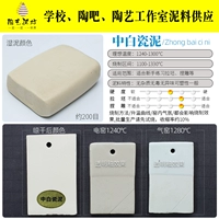 Белая фарфоровая грязь