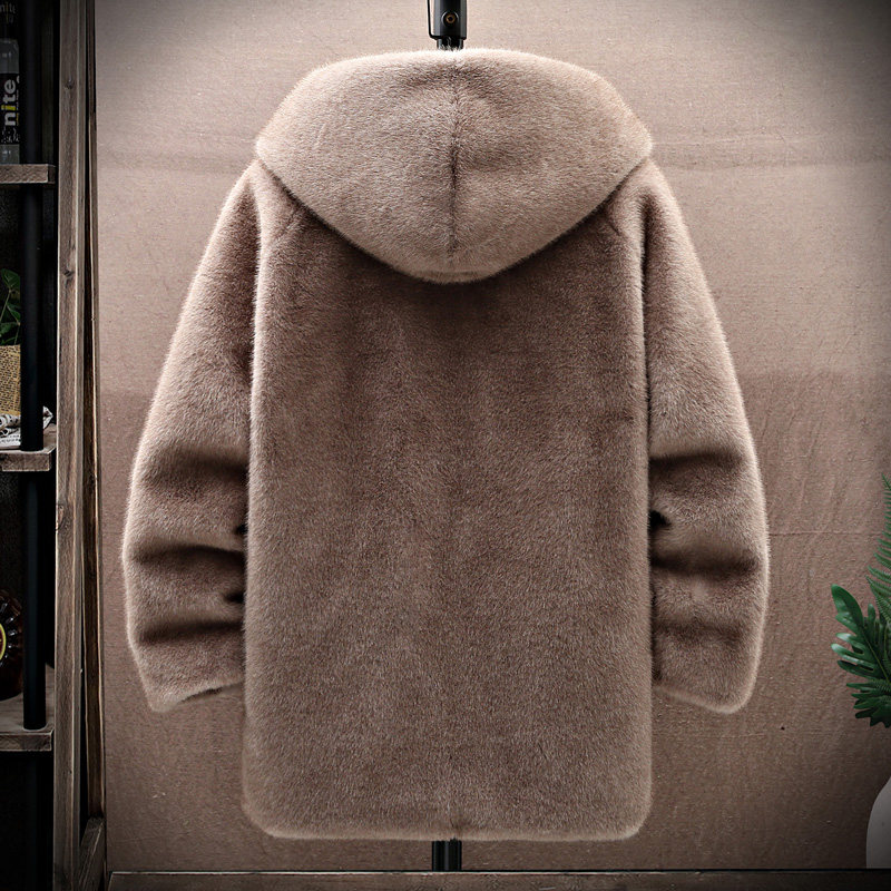 展架挂拍人工皮草环保貂加绒加厚夹克男外套潮A087-PY339-P330,男装夹克,电商A087