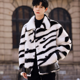 貂绒冬季外套保暖秋冬皮毛一体厚夹克男A087-PM357-P245368，男装夹克，电商A087