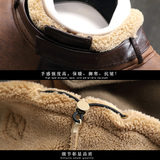 展架挂拍冬季皮毛一体加绒加厚夹克男外套潮A087-PY316-P245，男装夹克，电商A087