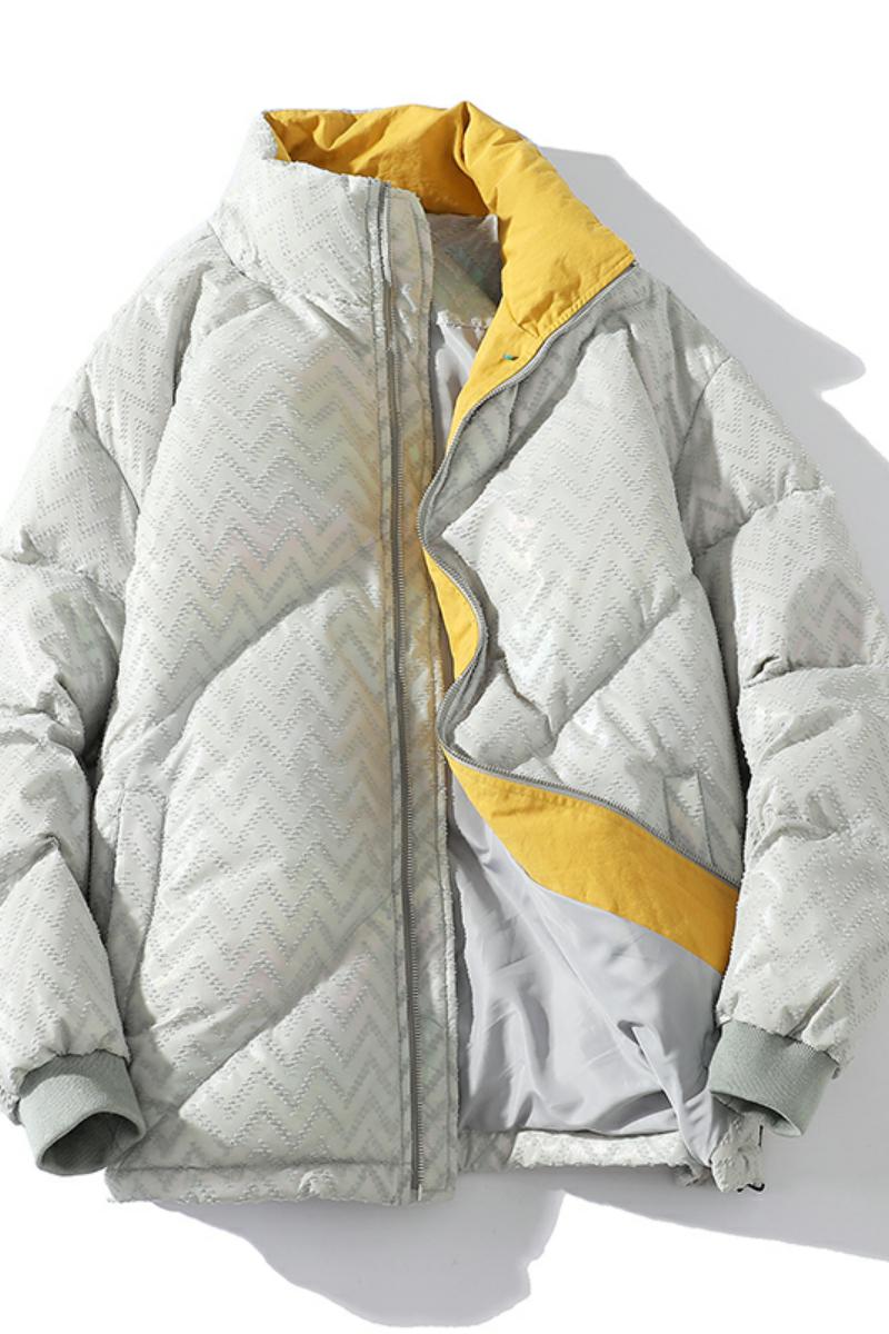 日系白底冬装新款宽松保暖休闲羽绒服男装外套A087-YR153-P260,男装羽绒服,电商A087