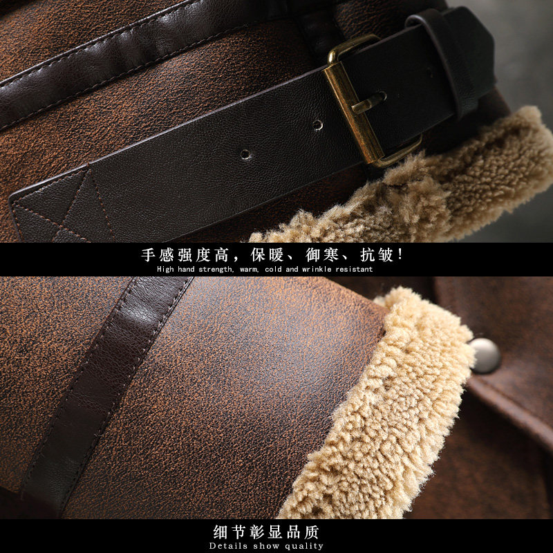 展架挂拍冬季皮毛一体加绒加厚夹克男外套潮A087-PY312-P245,男装夹克,电商A087