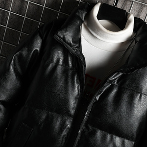 网格挂拍港风外套棉服宽松面包服保暖立领棉衣A087-M701-P55特批图片