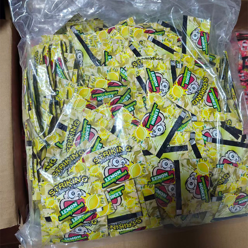 索劲跳跳糖劲跳糖1.5g*200包柠檬味成人儿童爆炸糖喜糖商用大袋装