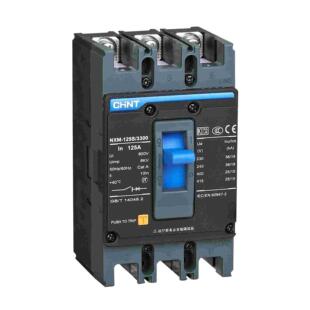正泰CHINT塑壳过流保护NM10新款空气开关断路器NXM-125S/3300