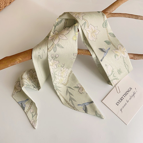 原创中国风丝巾发带春秋新款腰带