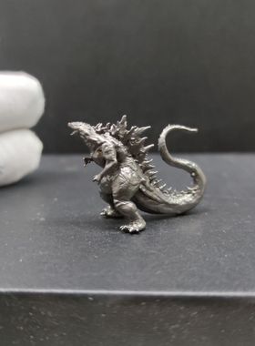 纯铜做旧 哥斯拉 红莲 怪兽 godzilla 模型 雕像 手办 玩具 摆件