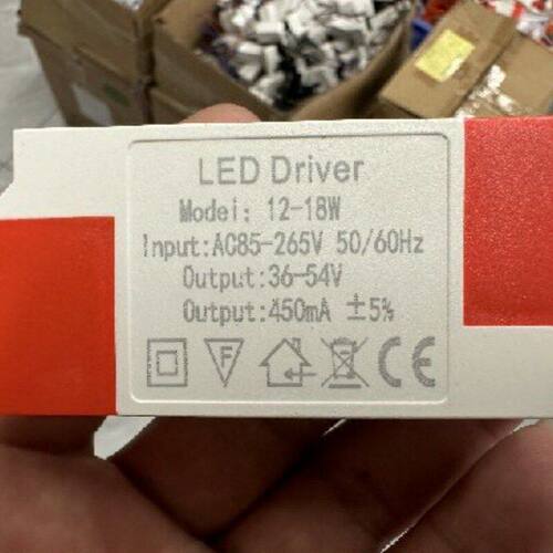 批发led驱动电源4-7w36V450MA 600MA900MA天花灯筒灯宽压恒流驱动