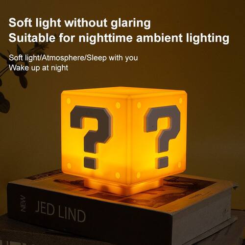 Mario Mini Problem Block Light Voice question mark light