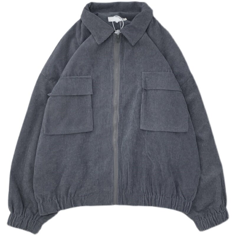 外套男2023年新款短款灯芯绒棒球服日系工装上衣百搭JK0248-P60,男装夹克,星座308B-2
