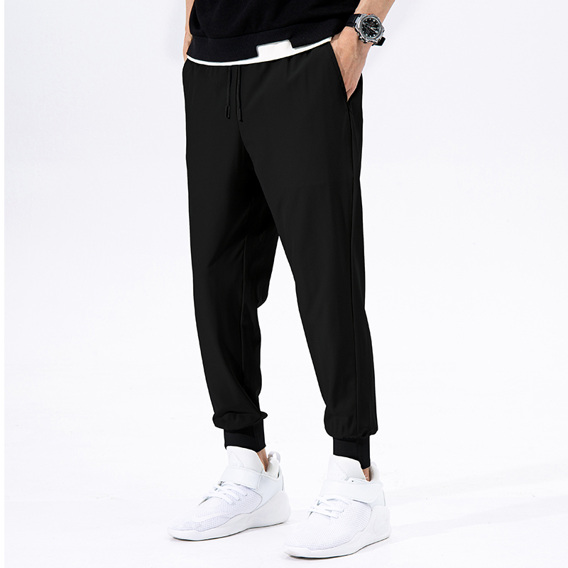 Summer versatile sports pants men's loose legged casual pants knickerbockers trend