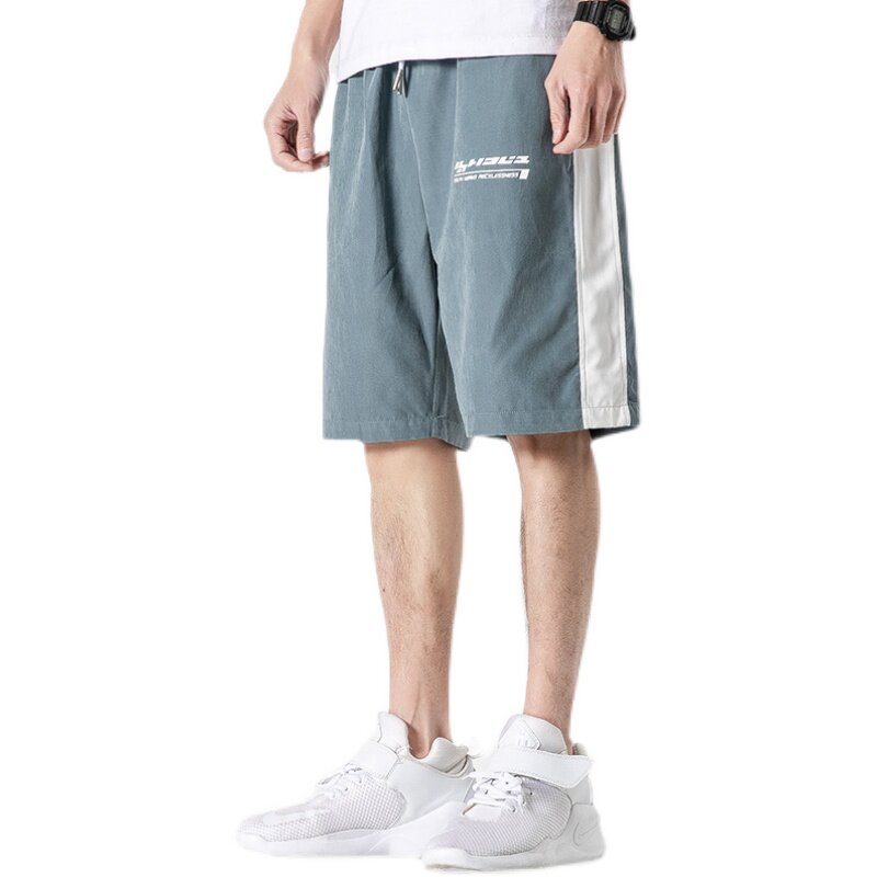 短裤男潮流休闲夏季2021新款潮男五分运动裤宽松韩版裤D,男装休闲裤,星座308B-2