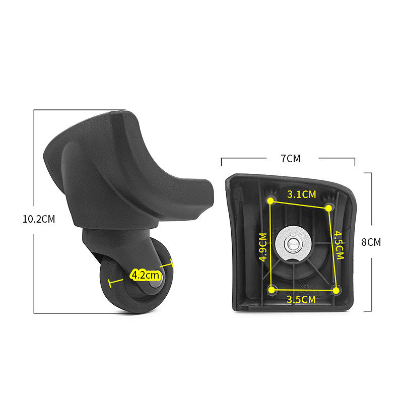 BW039#美旅35T拉杆箱行李箱轮子替换旅行箱ZD-244万向轮配件修理