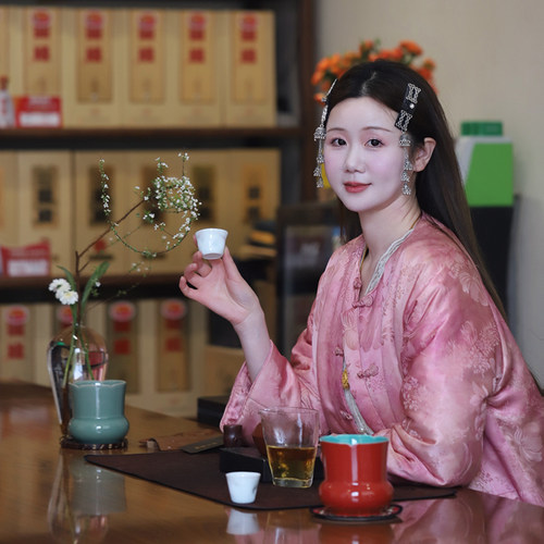 柑香素染新中式短外套桑蚕丝