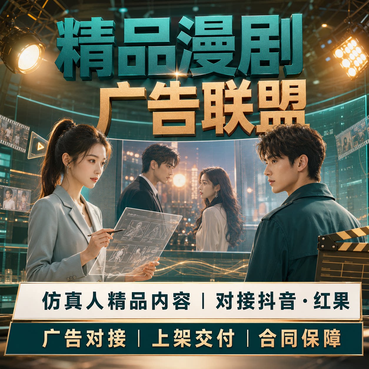 精品AI漫剧短剧开发定制包版权企业形象VI设计