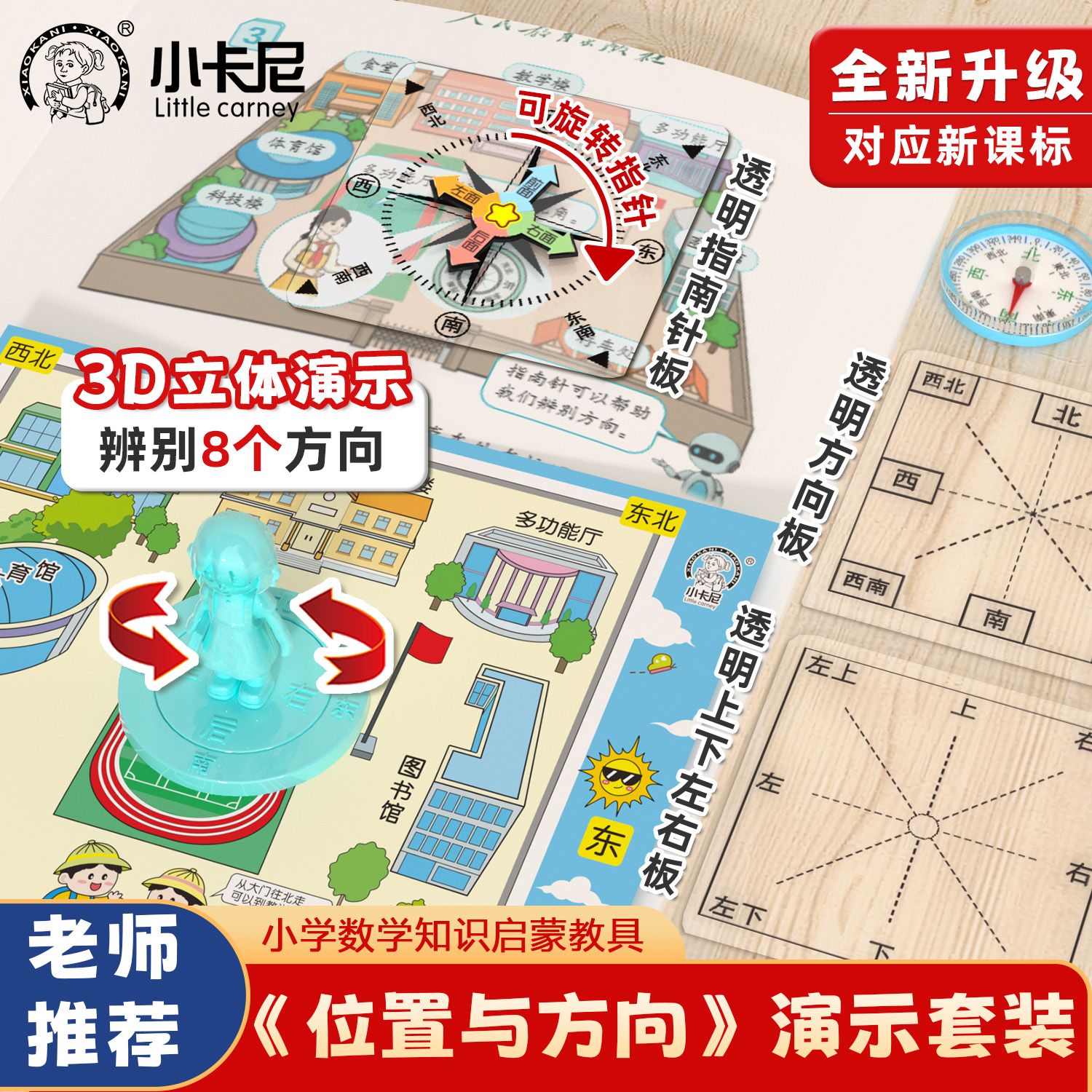 二三年级位置与方向演示套装