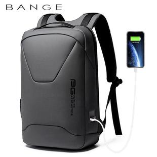 防水背包男士 BANGE新品 商务跑车双肩包usb电脑包跨境男包backpack