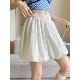 裙子 a字芭蕾裤 H647白色蓬蓬花苞半身裙女夏季 设计感高腰显瘦短裤