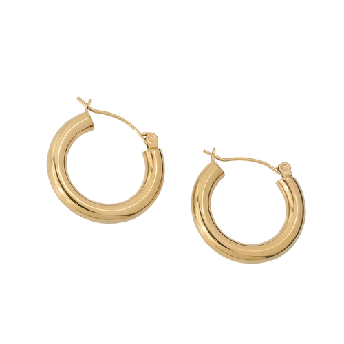 Золотые металлические изысканные серьги, 2021 года