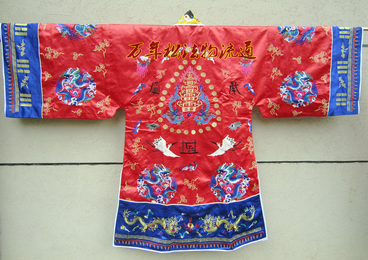 新款正一道服装道法器道用品道袍 道服高功法衣五雷衣五龙衣