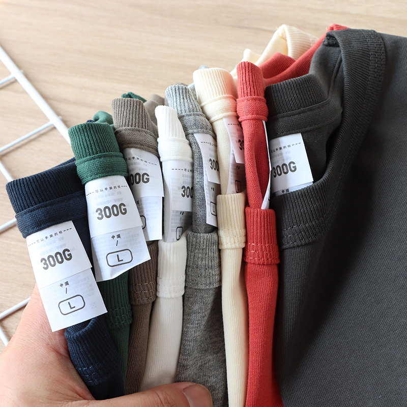 基础百搭大气男生青少年厚实不透T恤