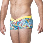 男 平角男士 成人泡温泉新款 双层防尴尬游泳裤 泳衣 大码 TADDLEE泳裤