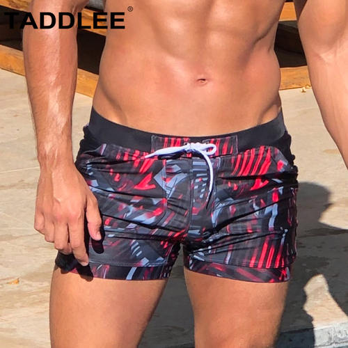 taddlee性感宽松海边男士泳裤