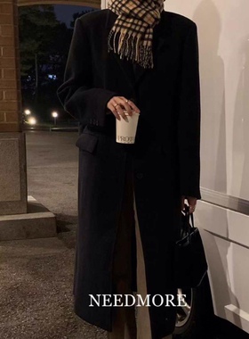 九1129韩国东大门大衣区NEEDMORE-8715355正品百搭冬款知性新款