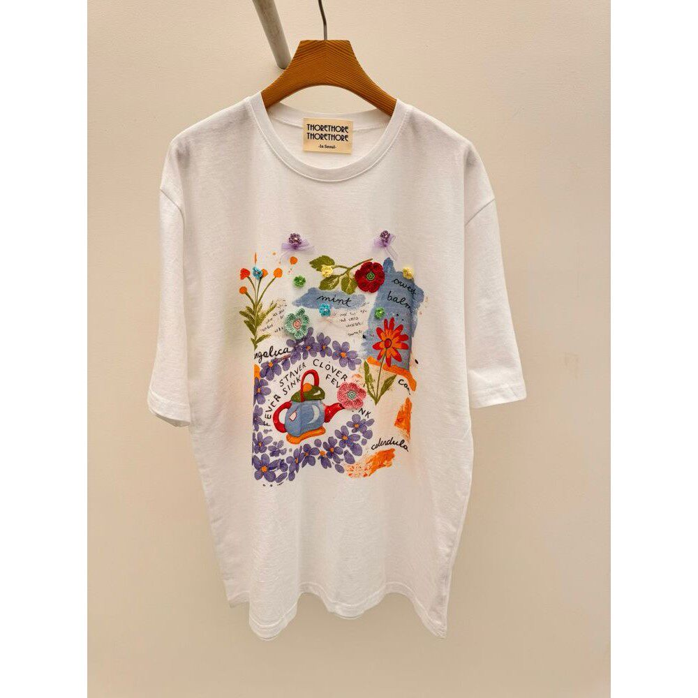 九0322韩国东大门t恤区Thore-8753876街舞通勤欧美纯色洋气正品