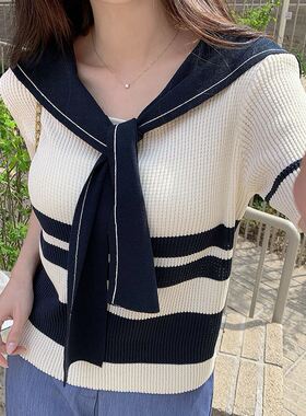 六0531韩国正品j-oyu-12390 针织衫区直邮高端人气学院夏季街头