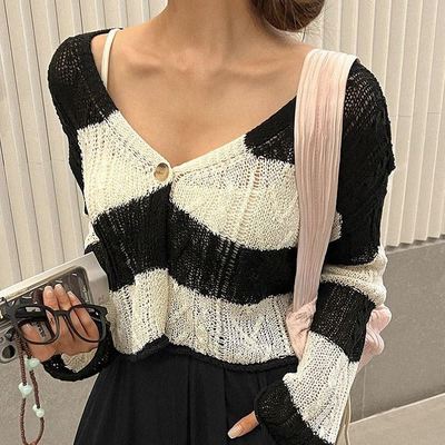 六0531韩国正品38281 针织衫区直邮魅力甜美风格秋夏经典韩版端庄