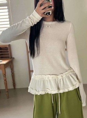 九1129韩国东大门t恤区IMFACT-8715720秋季学院通勤风格冬季档口