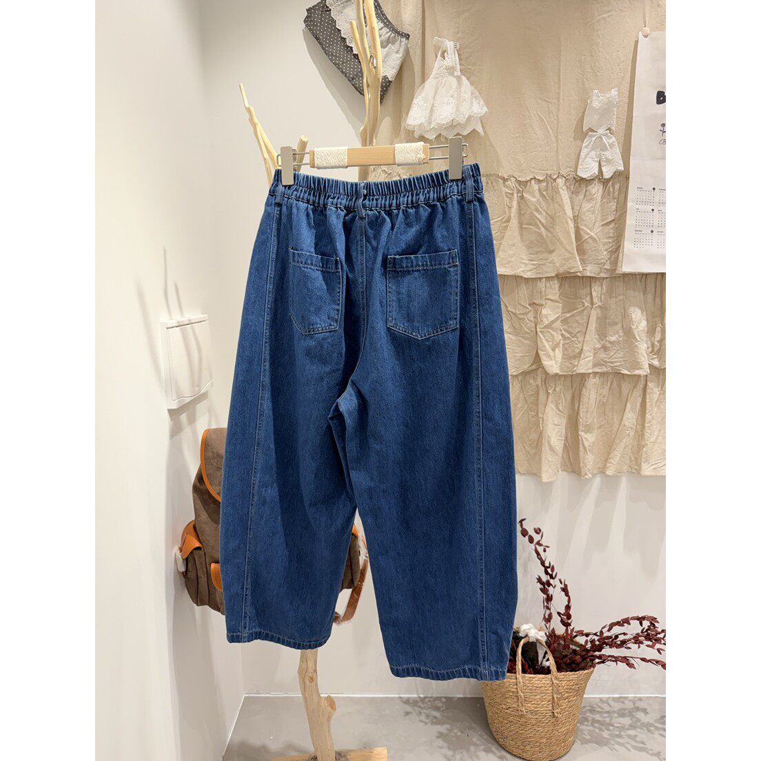 八0130韩国东大门运动牛仔裤区4560447冬季百搭正品流行休闲简洁