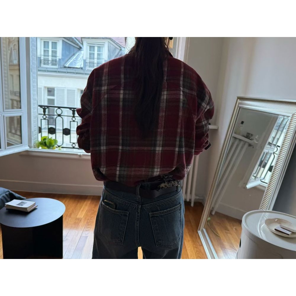 九1111韩国东大门衬衫-区Vegetable-8694848简洁纯色大气正品复古