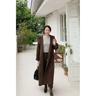 九1129韩国东大门大衣区AFTERGLOW-8715839直邮气质甜美独特秋冬