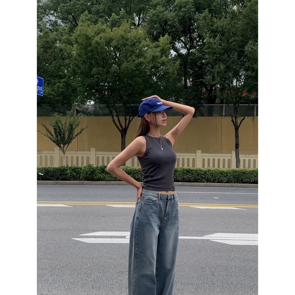 九0815韩国东大门背心区OBSESS-8608744秋季大气通勤个性冬季魅力