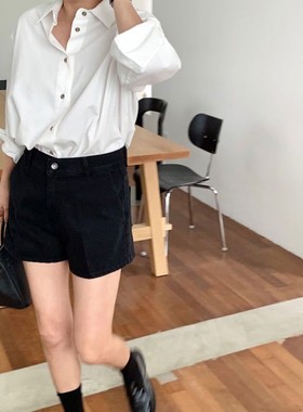 九0905韩国东大门衬衫-区courgette-8631948通勤优雅纯色修身正品