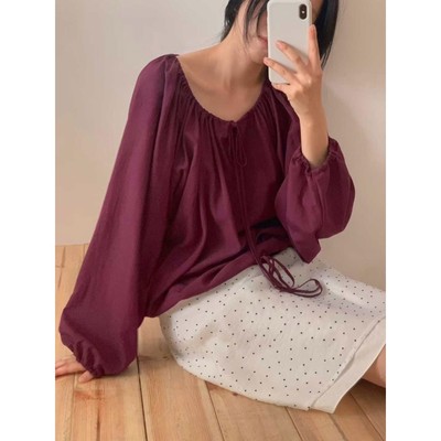 九0927韩国东大门衬衫-区softness-8657133甜美新潮秋冬清新韩版