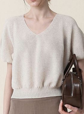 六0531韩国正品the-mozz-3023 针织衫区百搭可爱时装夏季简洁正品