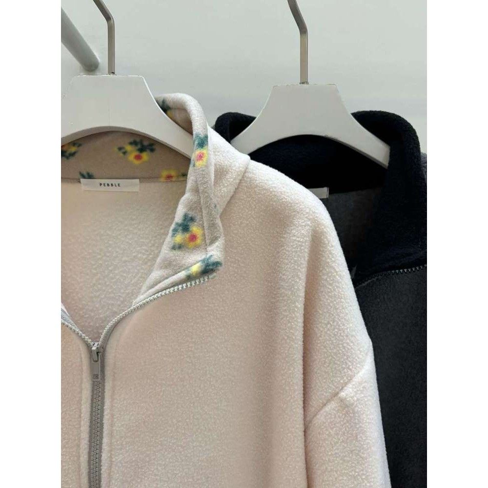 九1129韩国东大门运动户外卫衣区Pebble-8714829复古秋冬时装韩版