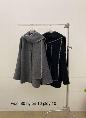 九1012韩国东大门大衣区atmosphere-8667602甜美风格秋冬学院韩版