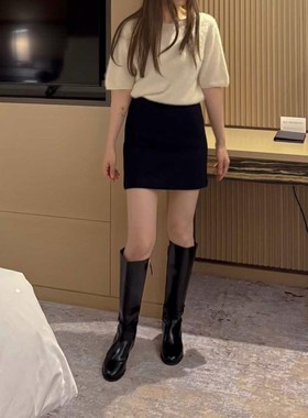 九1129韩国东大门户外半身裙区HABLE-8713608优雅冬款流行新款