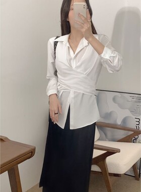 九0315韩国东大门衬衫-区Murmuring-8749845浪漫冬季百搭正品端庄