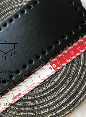 FZF手工作DIY钩针编织布条纱线棉草专用包底PU材料长方形加厚包底