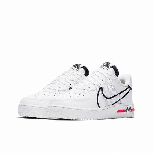 耐克AF1React黑钩板鞋男女同款