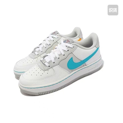 Nike Air Force1轻便百搭耐磨防滑NBA联名白灰DJ9993-100福建jy仓