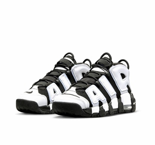 耐克Nike Air More Uptempo皮蓬大Air黑白男女DQ6200-001广州xc仓