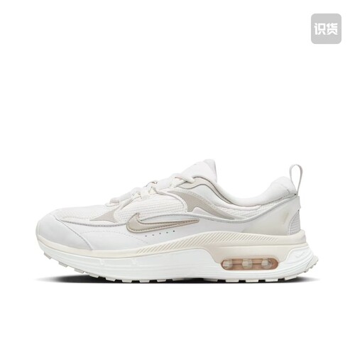 NikeAir Max BLiss 跑鞋气垫合成革圆头女米白FD1453-030福建jy仓