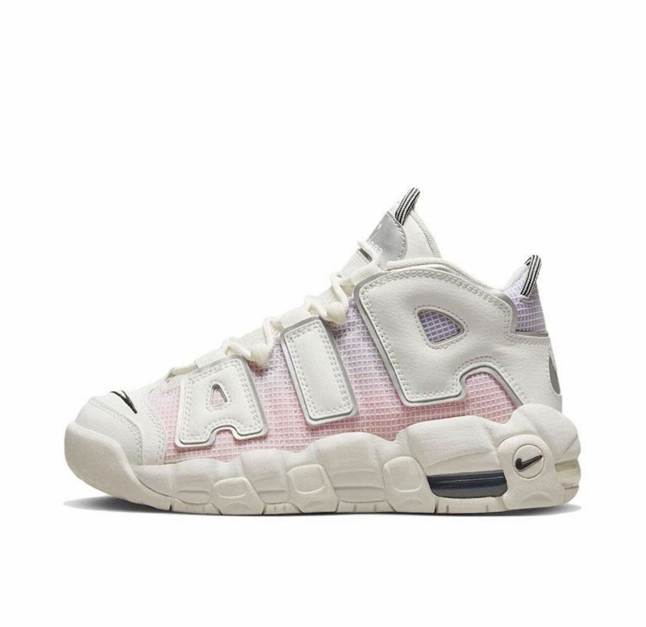 耐克大Air白色皮蓬复古运动篮球鞋DR9612-100广东we仓倒卖勿扰